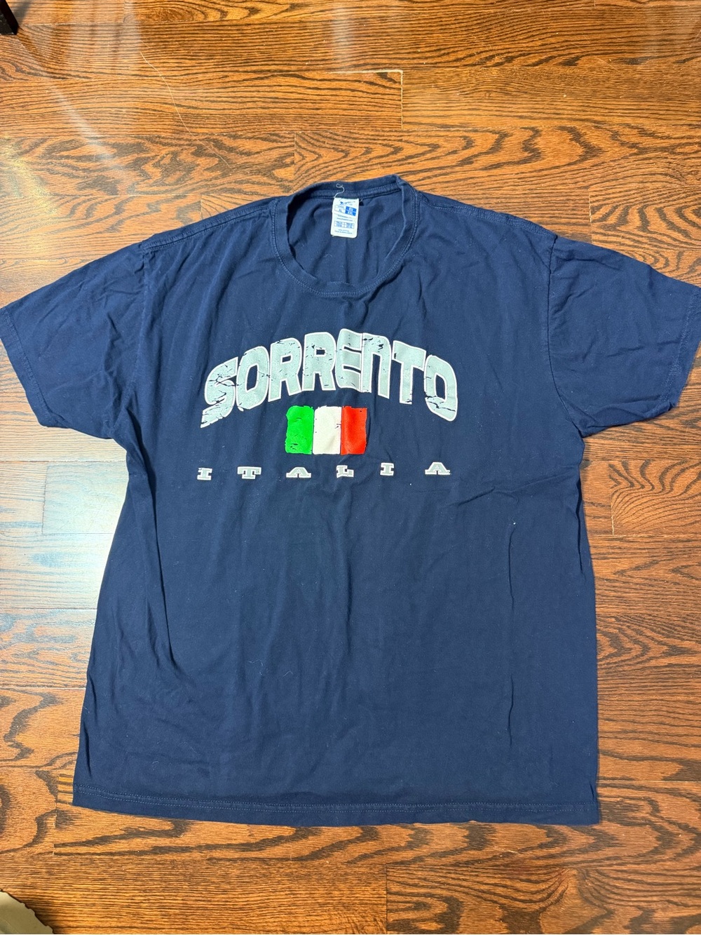 Vintage Sorrento Italia T-shirt Blue XL